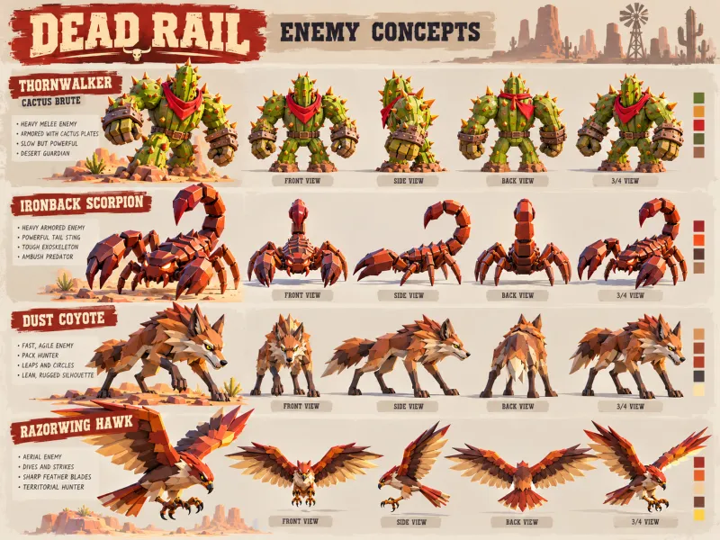 Enemy concepts